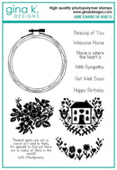 Gina K Designs Stamp & Die Set - Home Is Where the Heart Is