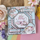 Hunkydory A Year of Flowers Cherry Blossom Luxury Topper Sheet - March