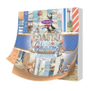 Hunkydory Coastal Charm paper pad packaging with scenic designs on a white background