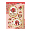 Hunkydory A Year of Flowers Rose Luxury Topper Sheet - June