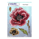 IndigoBlu Giant Poppy stamp set on a light blue background