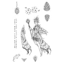 Katkin Krafts Clear Stamp Set 6"x 8" - Pine Cone*