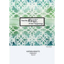 Katkin Krafts Stencil - Fireburst 7" x 7"