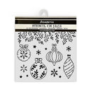 Stamperia Stencil 7"x 7" - The Nutcracker - Christmas Bells