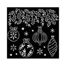 Stamperia Stencil 7"x 7" - The Nutcracker - Christmas Bells