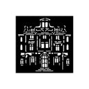 Stamperia Stencil 4.72"x 4.72" - Art of Travelling - Palace*