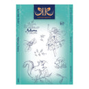 Product packaging for Katkin Krafts with illustrations of a fairy, squirrel, and mushrooms on a teal background.