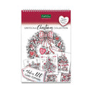 Katie Sue Greyscale Christmas Collection book with festive designs on a white background