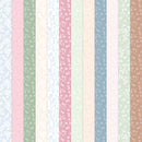 Patterned paper with vertical stripes in pastel colors