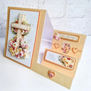 Katy Sue Die Cut Decoupage 3/Pkg- Wooden Cross & Roses