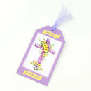 Katy Sue Die Cut Decoupage 3/Pkg - Lilac Floral Cross