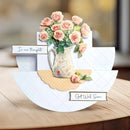 Katy Sue White Stepper Rocker Cards & Envelopes 12/Pkg