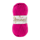 King Cole Cottonsoft DK Yarn 100g - Hot Pink