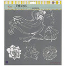 Prima Marketing Stencil Gardenia 12" x 12"*