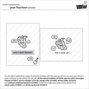 Lawn Fawn Clear Stamp Set - Year Fourteen