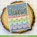 Lawn Cuts Custom Craft Dies - Giant Outlined Thanks*