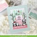 Lawn Fawn Clear Stamp Set - I Heart Pandas Add-on