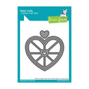Lawn Cuts Custom Craft Dies - Stitched Happy Heart Geo Frame Add-On*