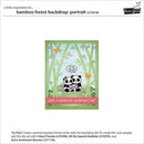 Lawn Cuts Custom Craft Dies - Bamboo Forest Backdrop: Portrait