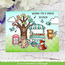 Lawn Fawn Heart Tree Colouring Stencils