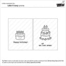 Lawn Fawn Clear Stamp Set - Cake It Easy