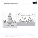 Lawn Fawn Clear Stamp Set - Cake It Easy Add-On