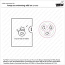 Lawn Clippings Colouring Stencils - Keep On Swimming Add-On