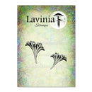 Lavinia Stamps with decorative stamps on a colorful background