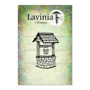 Lavinia Stamps product with a well illustration on a colorful background