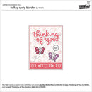 Product packaging for 'Thinking of You' with butterfly illustrations on a white background