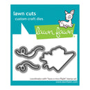 Lawn Cuts custom craft dies packaging with deer illustration and Lawn Fawn branding.