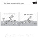 Lawn Fawn Clear Stamp Set - Silly Goose! Sentiment Add-On