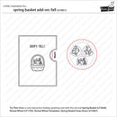 Lawn Fawn Clear Stamp Set - Spring Basket Add-On: Fall