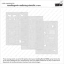 Lawn Fawn Colouring Stencils - Caroling Mice