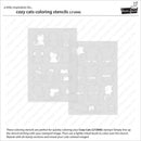 Lawn Fawn Colouring Stencils - Cozy Cats