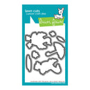 Lawn Cuts custom craft dies packaging with 'lawn fawn' branding on a white background