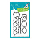 Lawn Cuts custom craft dies packaging with 'lawn fawn' branding on a white background