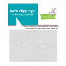 Lawn Fawn coloring stencils packaging with branding and product details.