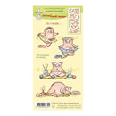 Leane Creatief Combi Clear Stamp - Piglet Dance & Meditation
