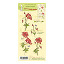 Leane Creatief Combi Clear Stamp - Poppy Watercolour Flowers
