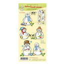 Leane Creatief Combi Clear Stamp - Snowmen