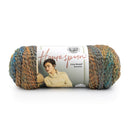 Ball of yarn with a label on a white background