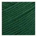 Close-up of dark green yarn texture