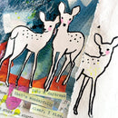 Dina Wakley Media Cling Stamps 6"X9" Fawns*