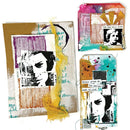 Dina Wakley Media Cling Stamps 6"x 9" - Squared Up