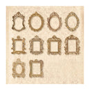Poppy Crafts Paper Window Frames 30 Pack - Vintage Art Collection