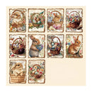 Poppy Crafts Burnt Edge Scrap Paper Pack - Sweet Bunny