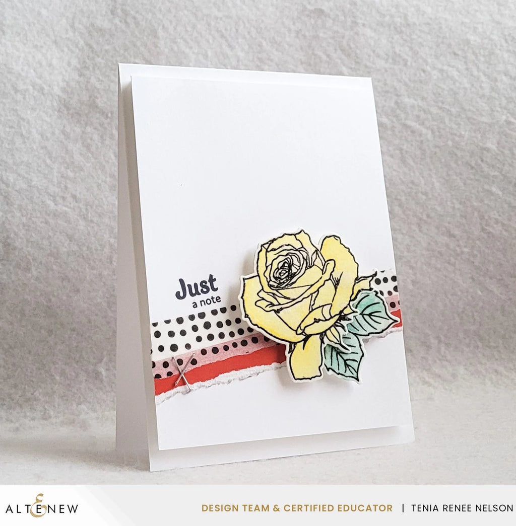 Altenew Cupped Flowers Stamp Set