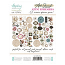 Art Journal Attic Ephemera set by Mintay Papers with decorative elements on a white background