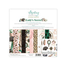 Mintay Lady's Secret scrapbooking paper pad packaging with patterned papers and branding.